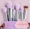 Soft Fluffy Makeup Brush Set Premium Kabuki  Blending Brushes For Flawless Foundation Powder And Ey 8