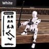 Movable Shapeshift Robot Mannequin Action Figure Multi Jointed Design For Kids  Adults 4