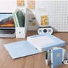 Pastel Snap Closure Plastic File Folders Durable Document Organizer Set For Office  School 3