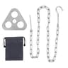 Portable Camping Tripod Hook Kit For Campfire Cooking Adjustable Stainless Steel Hanging Pot Rack 1