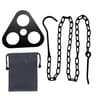 Portable Camping Tripod Hook Kit For Campfire Cooking Adjustable Stainless Steel Hanging Pot Rack 7