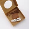 Precision Embroidery Scissors Mini Sewing Snips With Cover Portable Craft Tool 4