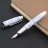 Blue White Porcelain Fountain Pen Medium Nib Elegant Writing Pen 6