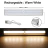 10 LED Motion Sensor Night Light USB Rechargeable Magnetic Closet Light For Wardrobe Cabinet Hallwa 4