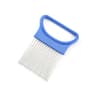 Stainless Steel Onion Holder Fork Vegetable Slicer Tomato Cutting Guide Kitchen Tool 5