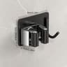 Heavy Duty Broom Holder Wall Mount Self Adhesive Mop Holder Stainless Steel Organizer With Hooks 5