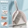 Compact Mini Broom Dustpan Set Desktop Keyboard Cleaning Brush Pet Hair Cleaning Tool 5