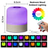 AuraGlow LED Bedside Lamp Rechargeable Touch Table Lamp With 13 Colors Remote Control Dimmable Nigh 7