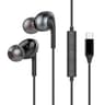 USB C Headphones HiFi Stereo Wired Earbuds With Mic  Volume Control 0
