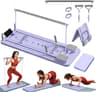 CoreFlex Pilates Board With Resistance Bands For Full Body Home Gym Workout 0