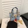 Mini Lock Mini Purse Keychain With Chain Strap Lipstick And Earbud Holder 6