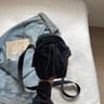 Lightweight Nylon Drawstring Crossbody Bag Mini Bucket Sling Purse 10