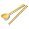 Silicone Flatware Set With Chopsticks And Coffee Dessert Spoons 9