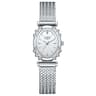 Gold Square Watch For Women Ultra Thin Quartz Mesh Bracelet Watch 4