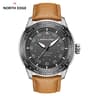 Solar Watch For Men Waterproof Luminous Leather Strap 7