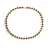 Gold Plated Flower Necklace And Bracelet Set For Women 20