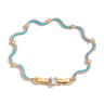 Multicolor Enamel Necklace And Bracelet Jewelry Set For Women 12
