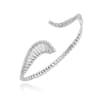 Gold Plated Zircon Jewelry Set For Women With Dangle Earrings Bracelet And Rings 22
