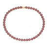Colorful Zircon Flower Jewelry Set Gold Plated Necklace And Bracelet For Women 7