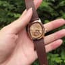 Irregular Dial Watch Quartz Wristwatch With Belt Strap 9
