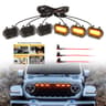 Jeep Wrangler JL LED Grille Lights Front Grill Marker Light Kit 6