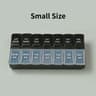 New Weekly Pill Organizer Portable 7Day Travel Pill Case with 14 Grids for Vitamins Medicine  Fi
