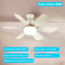 Smart LED Ceiling Fan Light E26 E27 Base 2040W with Wireless Remote and 3 Lighting Modes for Livin