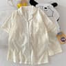 Polka Dot Pajama Set For Women Cotton Sleepwear Top And Shorts Casual Comfortable Home Suit Sweet S 4