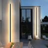 Aluminum Modern Waterproof Outdoor Long Strip LED Wall Lamp Garden Porch Sconce Light Stylish Outdo 2