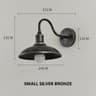 Outdoor Vintage Wall Lamp Retro Industrial Waterproof Fixture Rust Color Lighting For Courtyard Bal 6