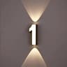 Waterproof LED Wall Lamp Digit Number Display Modern Minimalism Style For Porch Garden Indoor  Outd 0