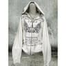 Vintage Korean Harajuku Black Jackets Subculture Gothic Women Coats With Hoodies Faux Fur Coat Fema 3