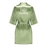 Silk Satin Wedding Bride Robe Bridesmaid Floral Bathrobe Short Kimono Night Robe Fashion Dressing G 8