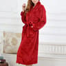Winter Warm Flannel Gown Coral Fleece Long Robe Intimate Lingerie Cozy Casual Nightdress For Homewe 3