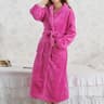 Winter Warm Flannel Gown Coral Fleece Long Robe Intimate Lingerie Cozy Casual Nightdress For Homewe 6