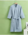Quick Drying Bathrobe For Women And Men Cotton Waffle Hotel Bath Robe Thin AllSeason Design For Bea 5