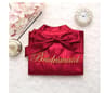 Wedding Robe For Bride And Bridesmaid Embroidery Satin Gown Sexy Short Nightgown Casual Women Sleep