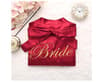Wedding Robe For Bride And Bridesmaid Embroidery Satin Gown Sexy Short Nightgown Casual Women Sleep