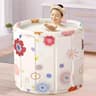 Temperature Control Bathtub Foldable Thick Insulation PVC Household NonInstallation Steam Foot Ther 0