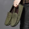 Breathable Leather Mens Loafers Fashion Suede Men Casual Shoes Slip On Male Driving Shoes Luxury Br 7
