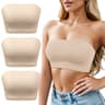 Sexy Seamless Strapless Tube Bra Womens Ultra Thin Silicone Half Cup Nonslip Underwear For Offthesh 5