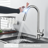 Smart Touch Sensor Kitchen Tap With PullOut Sprayer  Easy Clean Design 5