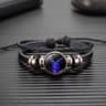 Zodiac Sign Glow Leather Bracelet For Astrology Style And Meaningful Gifting 16