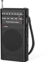 Mini Analog AM FM Pocket Radio  Portable AA Battery Powered Radio For Travel And Emergency Prepared 9