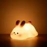 Touch Silicone Nightlights USB Rechargeable LED Night Light Cute Panda Sheep Rabbit Bedroom Decor L 6