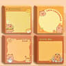 School Supplies Pad Stickers Cute Cartoon Capybara Memo Office Non Sticky Message Paper Creative Ha 10