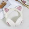 Fashion Solid Earflap Outdoor Cute Glitter Cat Ear Earmuff Soft Plush Warmer Winter Warm For Women  8