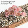 Artificial Red Flocking Succulent Bonsai Home Garden Office DIY Decoration 11