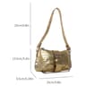 Cool Gothic Leather Underarm Tote Bag Casual Sling Handbags For Girls 6