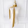 5X190CM Women Narrow Long Scarf 190x5cm Solid Color Chiffon Silk Rubber Red Tie Black Bag Ribbon He 7